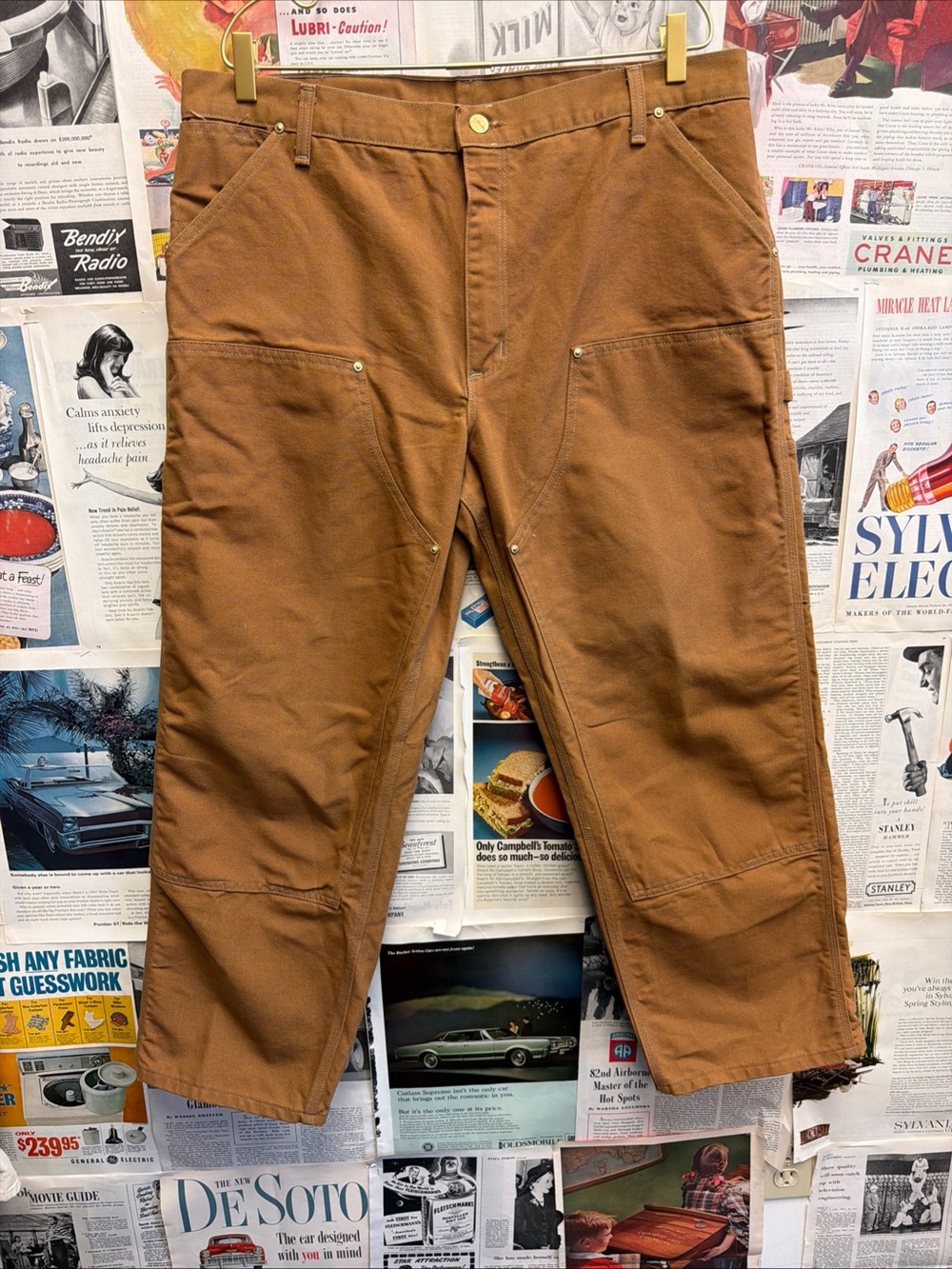 Vintage 90’s Carhartt Men's Workwear Pants Size 40 x 30
